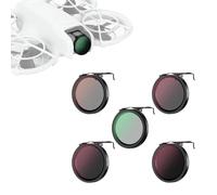 JJC Kit de filtros ND CPL compatibles con dji Neo, Paquete de 5 filtros fijos de Densidad Neutra ND8 ND16 ND32 ND64, polarizador Circular, multirevestimiento, Ultraligero, portátil, Accesorios para