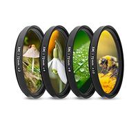 JJC - Kit di filtri Macro ravvicinati da 72 mm (+2, 4, 8, 10) con custodia filtrante per Sony A7 A7C A7R A7S A9 + FE 100 mm f/2.8 STF GM OSS e altre fotocamere con filettatura da 72 mm