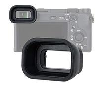 JJC KIWIFOTOS - Ojales ergonómicos Largos para cámara Sony Alpha a6600, a6500, a6400, a6600 Eyecup, a6500 Eyecup, a6400 Eyecup, Sony a6600, Visor sustituye a Sony EP17 Eyecup, Silicona Suave