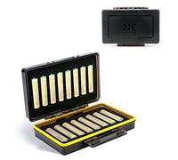 JJC Kompakte AAA-Batterie-Aufbewahrungsbox für 3 x A-Batterien, aus Hartplastik, für 16 x AAA-Batterien mit 3 x A-Batterien, wasserabweisend und Leicht zu transportieren