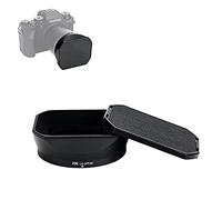 JJC LH-XF18 Parasol Metálico para Objetivo Fujinon XF18mm F1.4 R LM WR, Parasol Cuadrado con Tapa Que Sustituye Original Fujifilm LH-XF18