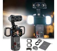 JJC Luna Ultra Luz de Vídeo LED, Kit de 2 Luz de Relleno para Selfie para Luna Pro