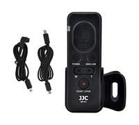 JJC Mando a Distancia con Cable con Cable multiterminal para Son. RX10M5 | Sustituye al mando Sony RM-VPR1|Cable 1m para tomas sin vibraciones|Montura 1/4"-20|No necesita pilas|ABS ligero