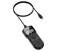 JJC Mando a distancia con temporizador multifunción con abrazadera de trípode compatible con Sony A7R VI, A7C II, A7 V, A6700, RX1R III, A7CR, A7R V, A7 IV, ZV-E1, ZV-E10II, ZV-1M2, ZV-1F, A7C, ZV-E10