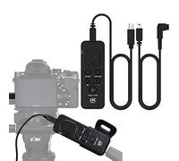 JJC Mando a Distancia con Terminal múltiple para cámara Sony A1 II A6600, A6500, A6000, a7S III, ZV-1, a9 III, A9, A7, A7R, a7R V, A7S, RX100 VII y FDR- AX53, CX405, CX900, sustituye a Sony RM-VPR1