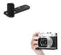 JJC Mango de metal compatible con Fujifilm GFX100RF, tipo Arca de liberación rápida, mango compatible con el clip de cámara de captura de diseño pico V3, mejora la sensación de mano