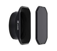 JJC Negro Kit de Anillo de Adaptador y Campana para Cámaras Fujifilm X100VI, X100V, X100F, X100T, X100S, X100 y X70 - Capacidad de Acoplamiento Lnverso a la Lente