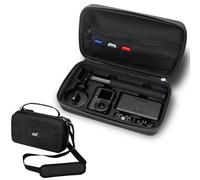 JJC Osmo Action 6 - Funda para cámara DJI Osmo Action 6/5 Pro/4/3 con 3 fundas para tarjeta Micro SD, bolsa impermeable Action6 ampliada Essential Standard Combo Bag de viaje