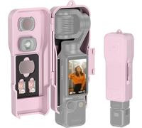 JJC Osmo Pocket 4 3 - Funda protectora rígida para DJI Osmo Pocket 4 3 y filtro (rosa)