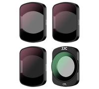 JJC Paquete de 4 filtros magnéticos ND CPL compatibles con dji Osmo Pocket 3, ND16 ND64 ND256 Densidad Neutra PL, filtros HD portátiles multirevestimiento, Accesorios para cámara de acción Osmo