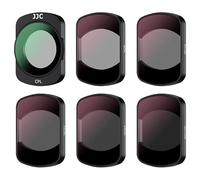 JJC Paquete de 6 filtros magnéticos ND CPL compatibles con dji Osmo Pocket 3, ND8 ND16 ND32 ND64 ND256 Densidad Neutra PL polarizadores portátiles multirevestimiento, Accesorios para cámara de acción