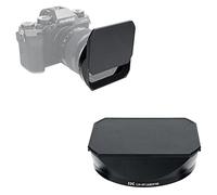 JJC Parasol cuadrado de metal con tapa deslizante para lente Fujifilm XF 16-80 mm f/4 R OIS WR, XF 16-55 mm F2.8 R LM WR II (negro)