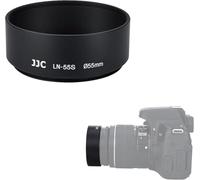 JJC Parasol de Metal estándar de 55 mm para Lente de Rosca de 55 mm, como para Nikon AF-P DX Nikkor 18-55 mm f/3.5-5.6G Sony 85mm f/2.8 Alpha A-Mount Standard Prime Lens