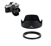 JJC Parasol para Fujifilm XC 15-45 mm f3,5-5,6 XF 18mm f2 R Objetivo | Parasol con Anillo Adaptador de 52 mm para objetivos Canon EF 40 mm f/2,8 y NIKKOR Z 40 mm f/2 y 28 mm f/2,8
