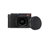 JJC Pegatina protectora antiarañazos compatible con cámara digital Leica Q3, película protectora de piel corporal de cámara antideslizante (patrón de fibra de carbono)