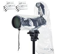 JJC Protector de Lluvia Transparente para cámara de 4 Piezas para Canon, Nikon, Fujifilm, Sony, Olympus, Panasonic, Tamron Sigma y Otras cámaras DSLR