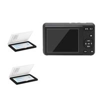 JJC Protector de pantalla 2 piezas compatible con Kodak PIXPRO FZ55, FZ45, FZ43, FZ101, cristal templado 9H resistente a arañazos y polvo, antihuellas (Instalación por adsorción electrostática)