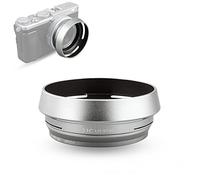 JJC Silver Dedicado - Adaptador y Parasol para Fujifilm FinePix X100VI, X100V, X100F, X100T, X100S, X100, X70 (Plateado)