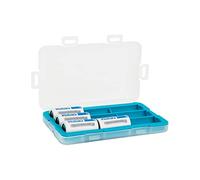 JJC Soporte de batería a prueba de humedad para 9X CR123 / CR123A / CR17345 / 16340 batería recargable, caja de almacenamiento de baterías, organizador de batería