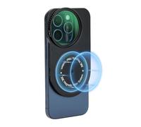 JJC Soporte de filtro de teléfono para iPhone 14 Pro - Adaptador de filtro de 49mm con 1/4-20 - Soporte Magsafe montaje y trípode, cubierta magnética del teléfono