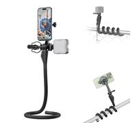 JJC Soporte magnético flexible para teléfono para iPhone 17, 16, 15, 14, 13, 12, soporte giratorio desmontable para DJI Osmo Action 6 5 Pro 4 3 y Hero 13 12, soporte magnético de cuello de cisne para