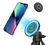 JJC Soporte magnético MagSafe para trípode para teléfono, adaptador de trípode con tornillo de 1/4 a 20 compatible con iPhone 17, 16, 15, 14, 13, 12, Pro Max Plus Mini y funda MagSafe