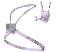 JJC Soporte magnético para el cuello para Hero 13/12/11/10 con correa para el pecho, soporte de silicona de liberación rápida para Insta360 Ace Pro/Pro 2 y Osmo Action 5 Pro/4/3, adaptador magnético