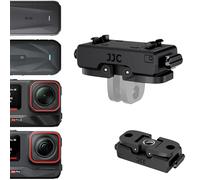 JJC Soporte magnético para Insta 360 X5/Ace Pro/Ace Pro 2, cierre rápido, soporte magnético con adaptador de 1/4" 20 para Insta 360 X5/Ace Pro/Ace Pro 2 con fijaciones plegables y 1/4 20 UNC