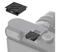 JJC Tapa de metal para zapata compatible con Leica Q3, Q3 43, Q3 Monochrom, Q2 cámara digital, diseño de cobertura completa, antiarañazos, a prueba de polvo y manchas (negro)