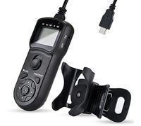 JJC Temporizador y Mando a Distancia de Disparo del Obturador con Abrazadera de Soporte para Trípode para Fujifilm Reemplazo de Fuji RR-90
