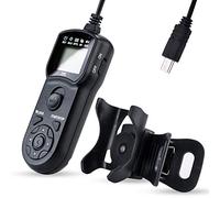 JJC Temporizador y Mando a Distancia de Disparo del Obturador con Abrazadera de Soporte para Trípode para Sony Alpha A6600 A6500 A6400 A7RV A7SIII A7III A1 A9 A58 RX1RII RX1R RX100M7 ZV-1 FX30