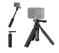 JJC Trípode portátil extensible para selfie para GoPro Hero 13 12 11 10 DJI Action 5 Pro 4 3 Pocket 3 Insta360 X5 X4 Ace Pro 2 AKASO
