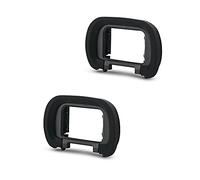 JJC Visor Ocular Eyecup para Sony Alpha A1 A1II A9III A7RV A7SIII A7IV ILCE-1 ILCE-1M2 ILCE-7RM5 ILCE-7SM3 ILCE-7M4 Reemplazo de Sony FDA-EP19 (Lote de 2)