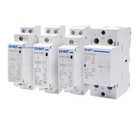 JJCFGRDM 1 Uds NCH8 20A 25A 40A 63A Carril DIN hogar Mini AC Contactor 220V 230V 400V 63/22 63/40 40/40 40/22 1NO 1NC 2NO 2NC 4NO 2P 4P(40A 2NC)