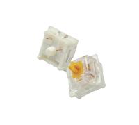 JJCFGRDM Interruptor SMD RGB de 3 Pines MX, marrón, Azul, Rojo, silencioso, Blanco, Gris, OTM for Teclado mecánico GK61 GK64 MX, Repuesto Halo Ture (Size : 200 pcs, Color : Gold)