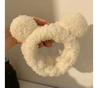 JJDFW - Diadema con orejas de oso para lavar la cara, maquillaje, diadema, accesorio para el pelo, accesorio para la cabeza, diadema peluda, bonito soporte elástico