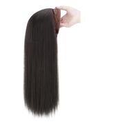 JJDFW - Diadema larga ondulada y rizada en forma de U con clip de extensión de pelo natural, media peluca para mujer