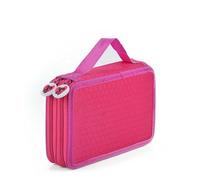 JJDFW - Estuche escolar para lápices, estuche de papelería para niñas, compartimento para bolígrafos, bolsa grande para cartuchos, accesorios, 2 capas, 35 agujeros, Maletín de transporte
