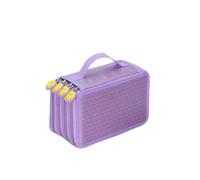 JJDFW - Estuche escolar para lápices, estuche de papelería para niñas, compartimento para bolígrafos, bolsa grande para cartuchos, accesorios, 4 capas, 72 agujeros, Maletín de transporte