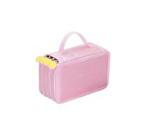 JJDFW - Estuche escolar para lápices, estuche de papelería para niñas, compartimento para bolígrafos, bolsa grande para cartuchos, accesorios, 4 capas, 72 agujeros, Maletín de transporte