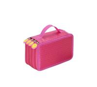 JJDFW - Estuche escolar para lápices, estuche de papelería para niñas, compartimento para bolígrafos, bolsa grande para cartuchos, accesorios, 4 capas, 72 agujeros, Maletín de transporte