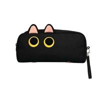 JJDFW - Estuche organizador de lápices con cremallera multifuncional para niños, adolescentes, estudiantes, suministros escolares, Black, Maletín de transporte