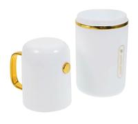 JJDFW - Estuche para cepillo de dientes de polipropileno resistente, compacto, juego de vasos de enjuague bucal para negocios, ocio, senderismo, cepillos de dientes, White
