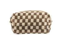 JJDFW - Estuche para lápices, bolsa de cosméticos de gran capacidad, artículos de papelería, suministros escolares, Khaki, Maletín de transporte