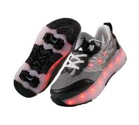 JJDFW - Zapatillas de patinaje con luces LED para niños y niñas