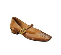 JJDFW Zapatos Mary de Punta Cuadrada para Mujer, Mocasines de tacón bajo y cómodos, para Primavera y otoño.