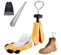 JJDPARTS Camilla de zapatos para hombres y mujeres, estirador de botas para pies anchos, árbol de zapatos, ajustable, ensanchador de botas, M para tallas de Reino Unido 6-11 (amarillo, 1 unidad