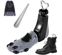 JJDPARTS Camilla de zapatos para mujeres y hombres, estirador de botas para mujer, ajustable, unisex, pies anchos, L (talla de mujer 11-14, hombre 10-14), 1 pieza, gris