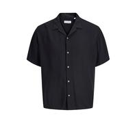 Jjejeff Resort Solid Shirt SS Sn, Negro, XXL