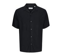 JJEJEFF Solid Resort - Camiseta S/S SN, Negro, S